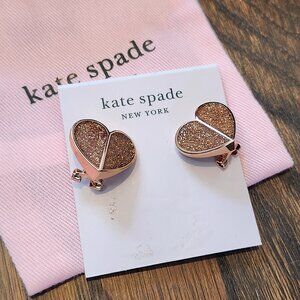 New Kate Spade heritage spade earrings